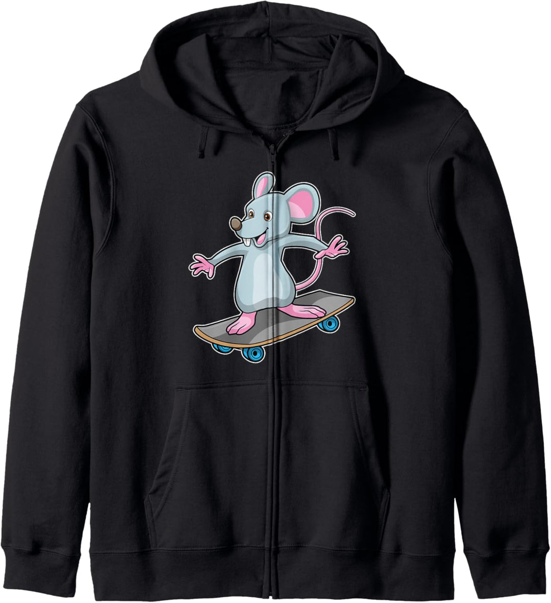 Maus Skater Skateboard Sport Kapuzenjacke