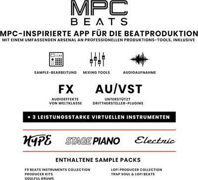 AKAI Professional MPK Mini MK3 – 25-Tasten USB MIDI Keyboard Controller, 8 hintergrundbeleuchtete Dr