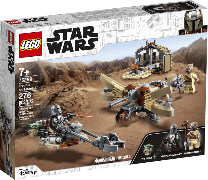 Lego Star Wars: The Mandalorian Trouble on Tatooine 75299 Awesome Toy Building Kit for Kids Featurin