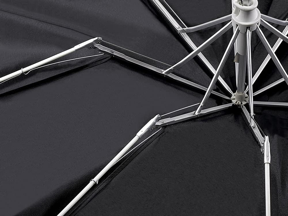 Fulton Minilite 1 Schwarzer Regenschirm, Schwarz