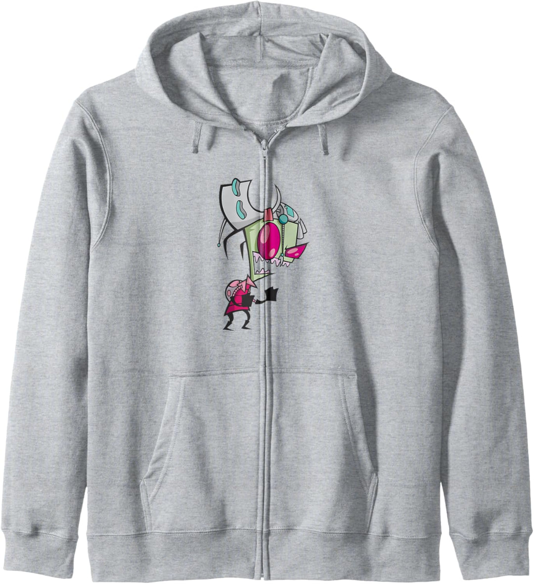Invader Zim Menacing Laugh Tired GIR Portrait Kapuzenjacke