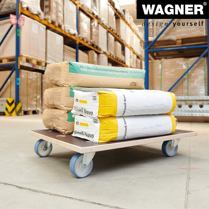 Wagner Transporthilfe MM 1147 I 78 x 59 x 15 cm - Tragkraft 500 kg - Multiplex - für schwer beladene