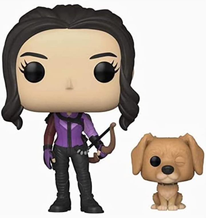 Funko Pop! & Buddy: Hawkeye – Kate Bishop mit Dog - Hawkeye TV Show - Vinyl-Sammelfigur - Geschenkid