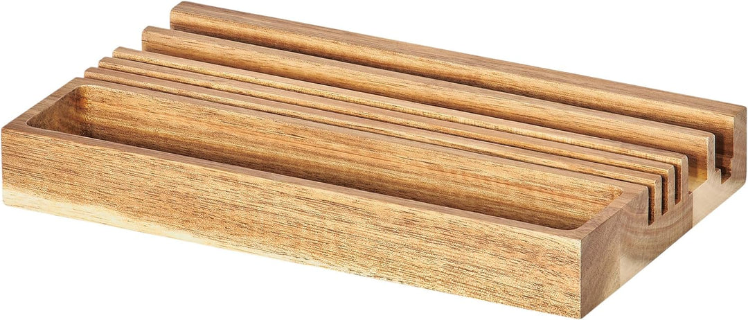 Gentlemen's Hardware Schreibtisch-Organizer aus Holz mit Telefonständer – enthält Stauraum für Stift