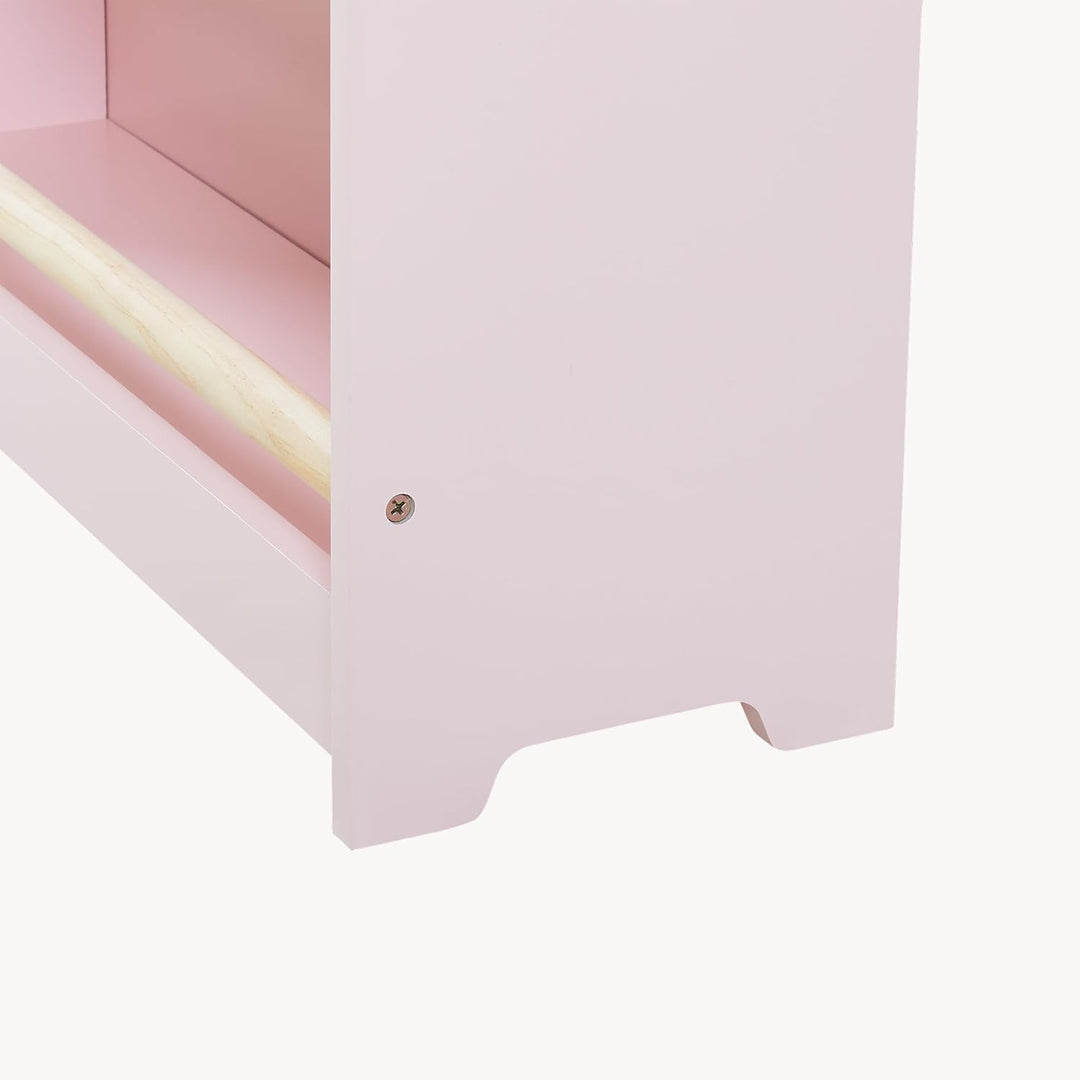 [en.casa] Kinder Bücherregal Virer Kinderregal mit 3 offenen Fächern Aufbewahrung Montessori Standre
