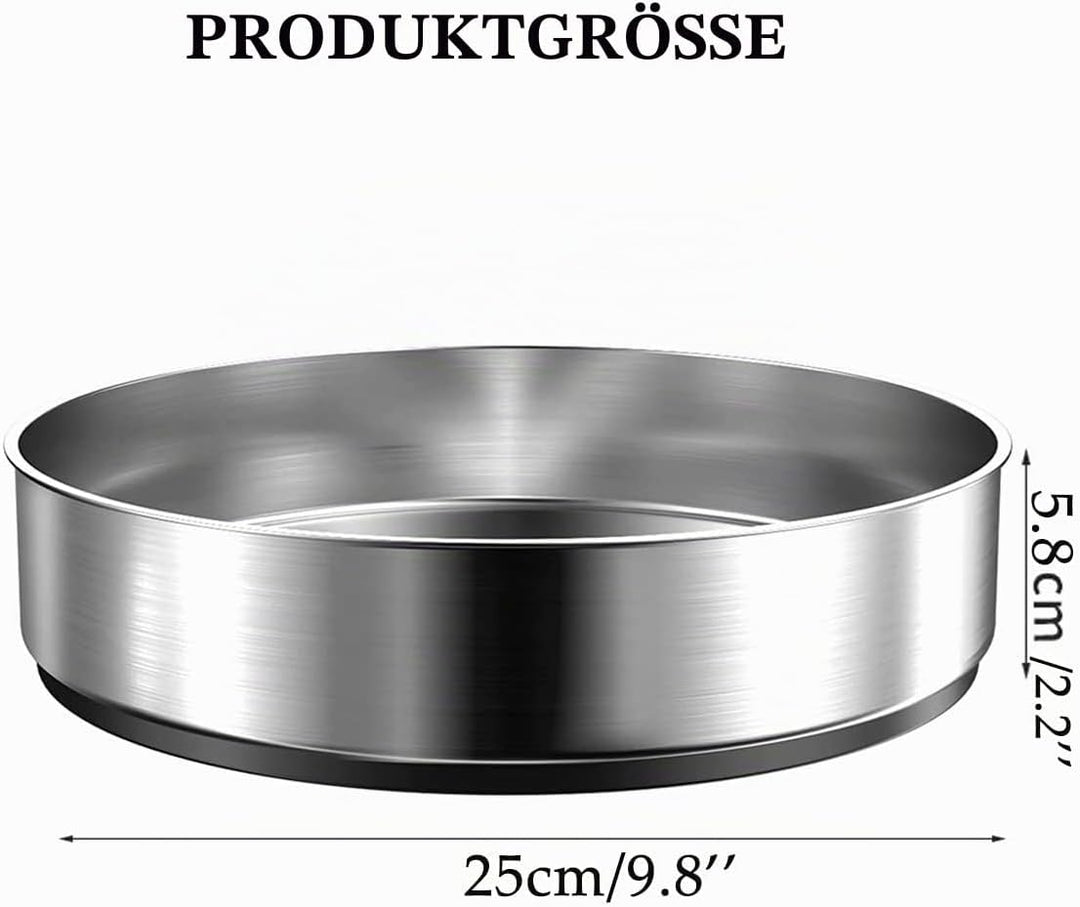 PIGPIGFLY Drehorganizer Küche,Drehscheibe Spice Rack Organizer Für Kabinett, 360 Grad Rotierender Vo