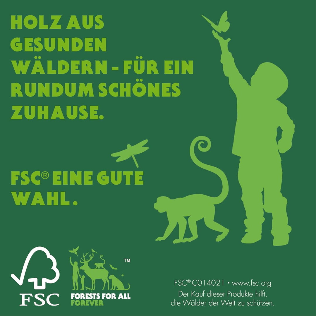 Kesper Schuhschrank mit Sitzkissen, Material: Faserplatte, Masse: B103,5 x H48 cm x L29,5 cm, Farbe: