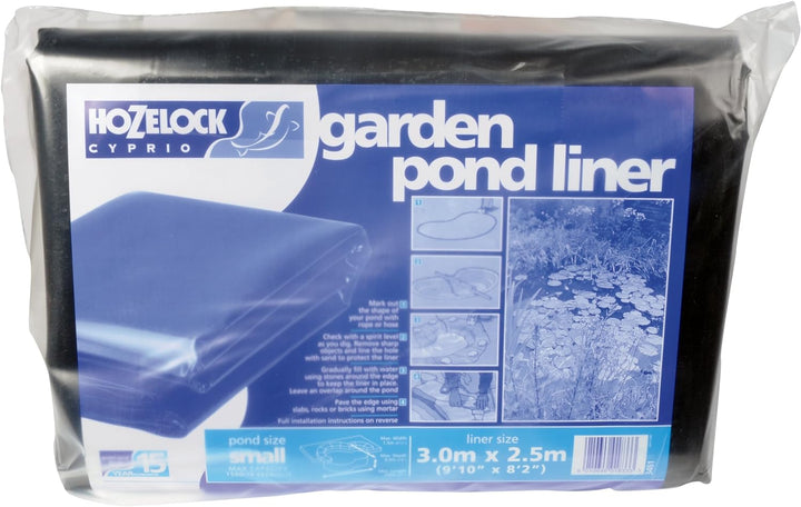 Hozelock 3461T0155 Gartenteichfolie, 3 x 2.5 m, Schwarz