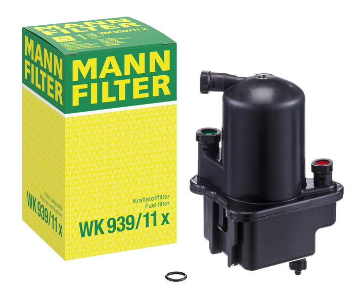MANN-FILTER WK 939/11 x Kraftstofffilter Satz mit Dichtung / Dichtungssatz Kraftstofffilter – Für PK