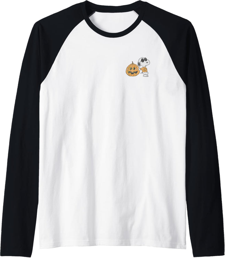Peanuts Halloween kühler Kürbis Snoopy Raglan