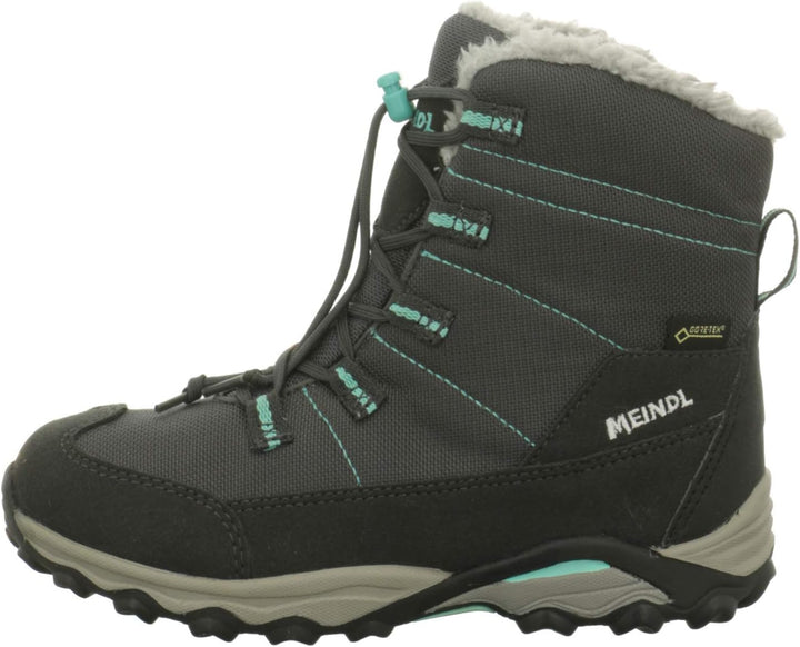 Meindl Unisex Kinder Winterstiefel Yolup Junior GTX Schneestiefel 30 EU Schwarz, 30 EU Schwarz