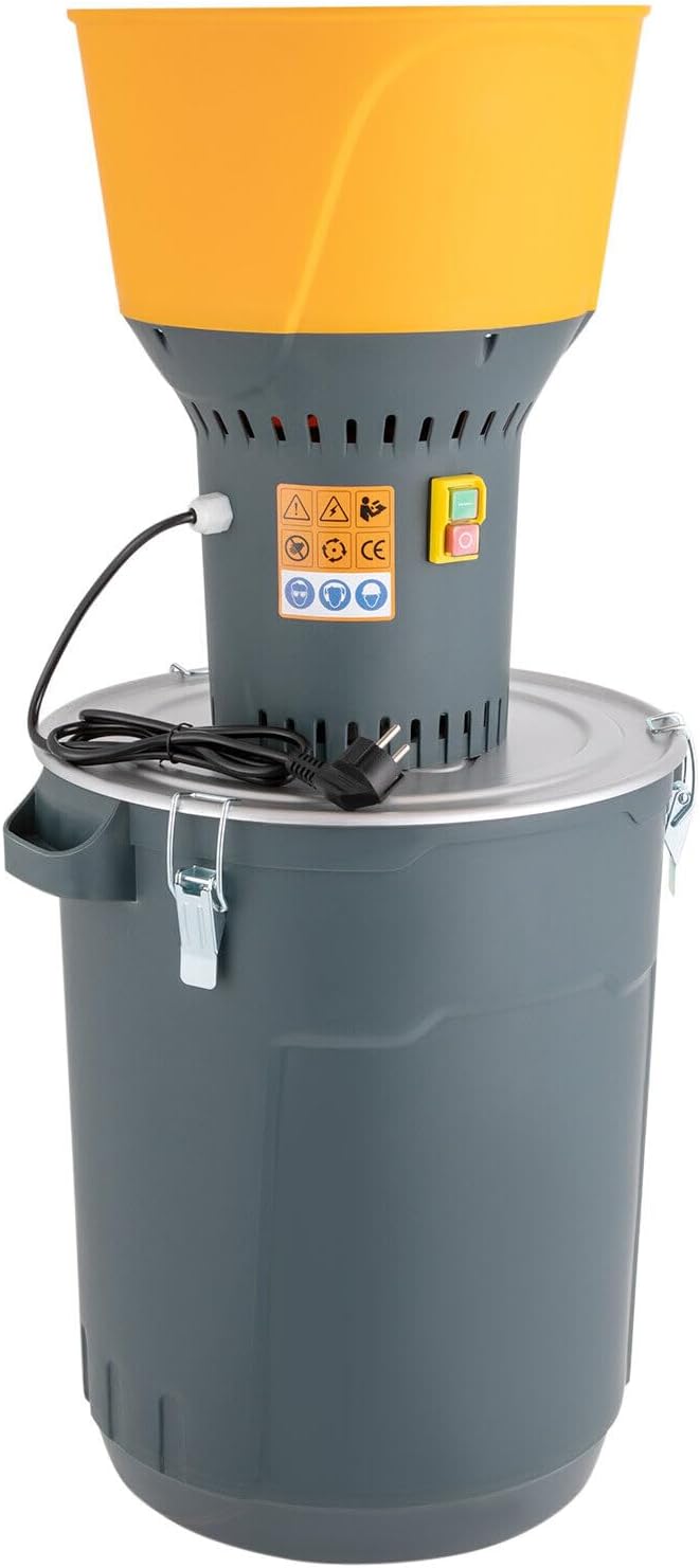 Getreidemühle, Getreidequetsche Malzmühle, 1300W Futtermühle Maismühle, Grainmühle 50L, für Haushalt