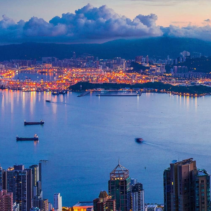 Feeby Bild auf Vlies Leinwand Fensteransicht 3D-Illusion 90x60 cm Kunstdruck Modern Wandbilder Deko