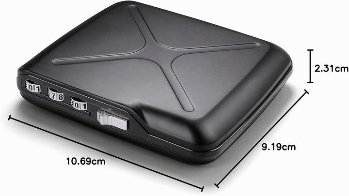 OGON Aluminium-Code-Geldbörse Code Wallet - Der Pocket Safe – Anti-RFID Kartenhalter – Kapazität für