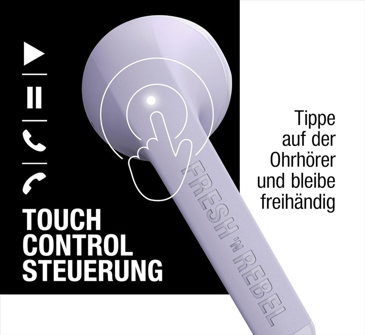 Fresh 'n Rebel Twins Core, True Wireless kabellose In-Ear Bluetooth Kopfhörer, mit Sprachassistent,
