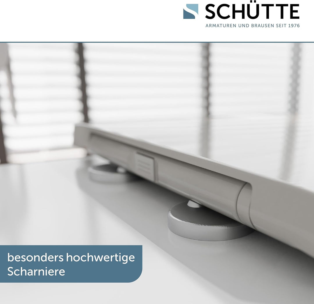 D-Form WC-Sitz mit Absenkautomatik | Abnehmbarer Klodeckel aus bruchsicherem Duroplast | Innovative