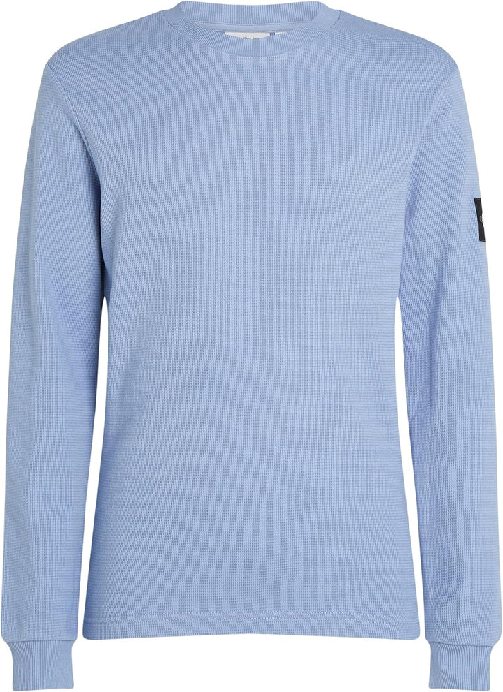 Calvin Klein Herren Langarm Strickoberteile XXS Blue (Tempest), XXS Blue (Tempest)