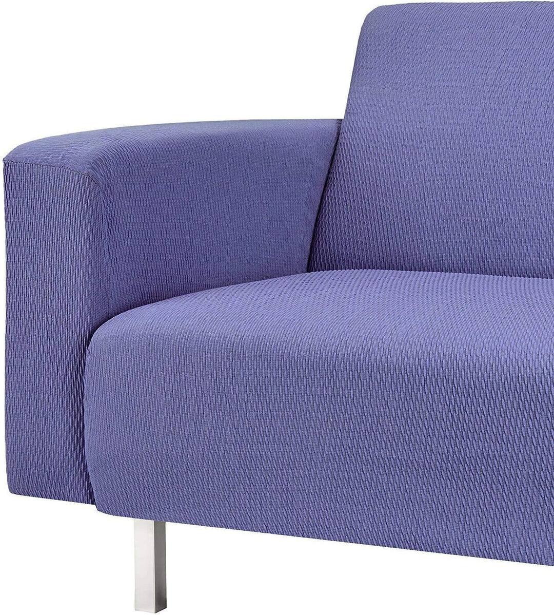 Martina Home - Elastischer Bezug für Sofa, Modell Túnez, Eckteil rechts, Stoff, Lila, 3-Sitzer, BRAZ