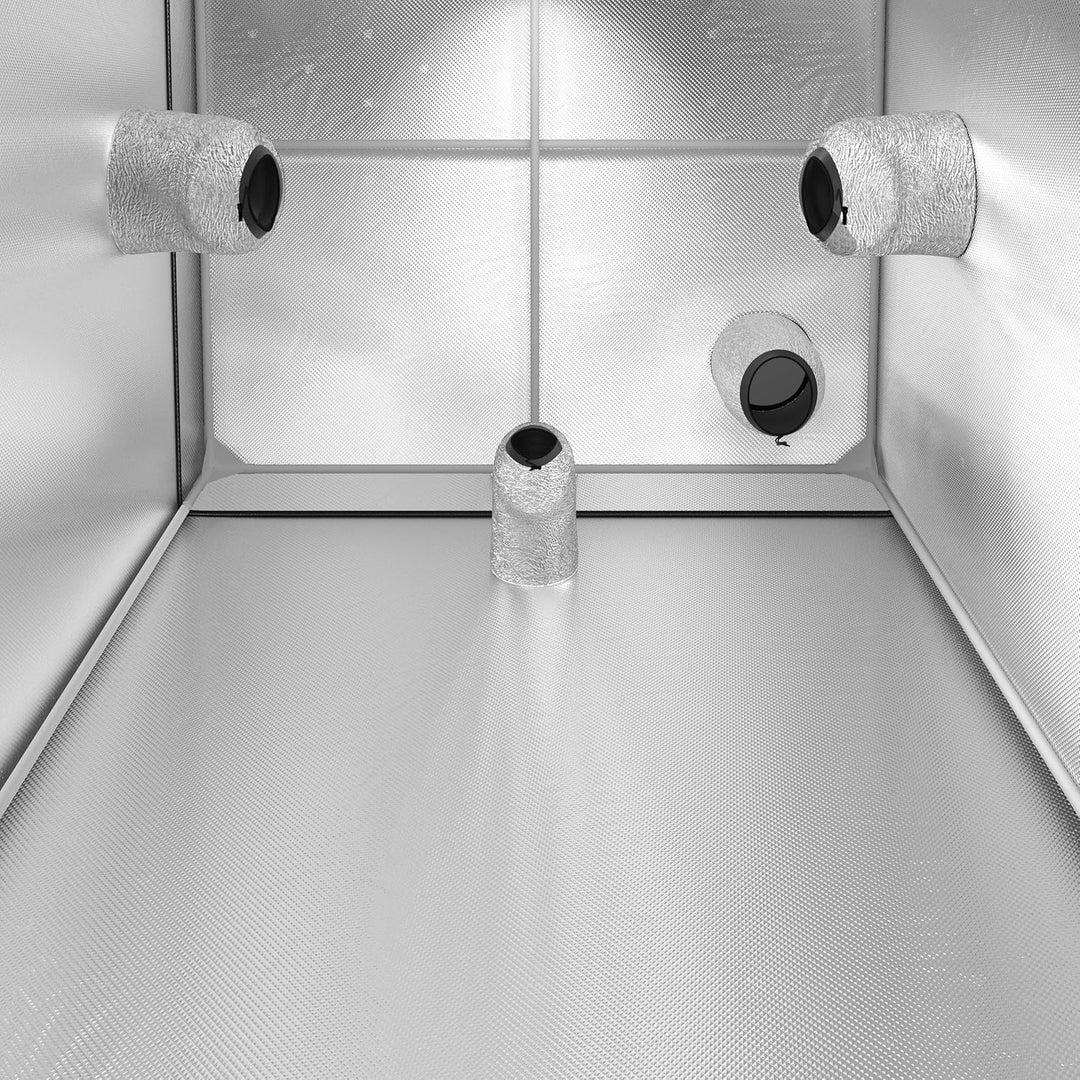 GALAXYFARM - Growzelt Galaxyfarm Luna Lite, Grow Box mit Lüftungsöffnungen, für den Innenanbau - Gro
