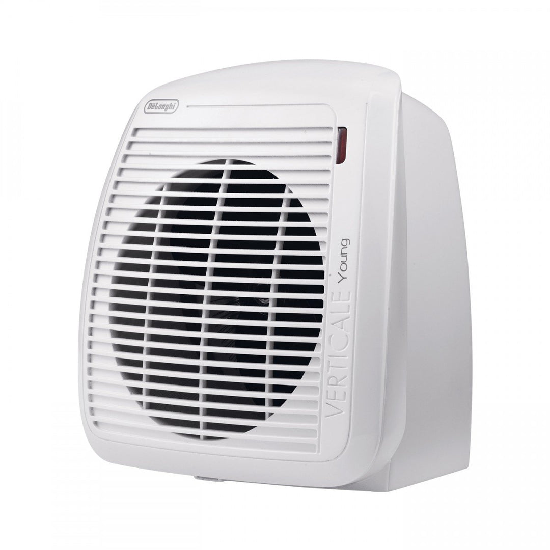 De'Longhi Verticale Young HVY1020 WH Heizlüfter, Anti-Frost-Funktion, Sicherheitsthermostat, IP21-Tr
