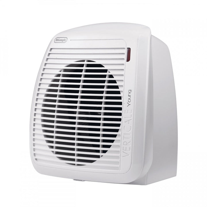 De'Longhi Verticale Young HVY1020 WH Heizlüfter, Anti-Frost-Funktion, Sicherheitsthermostat, IP21-Tr
