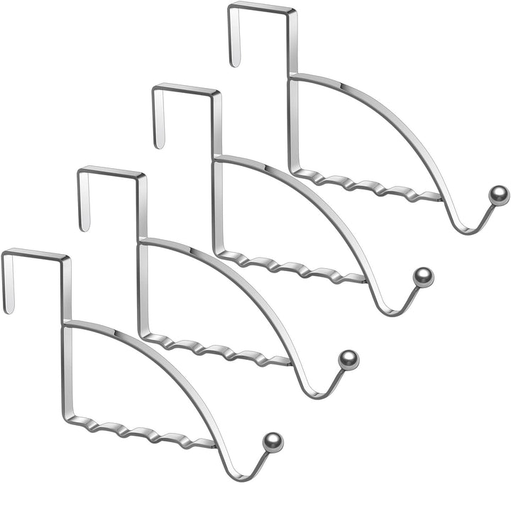 4 Stücke Über Tür Haken Kleiderbügel Multi Hängend Lager Organizer Kammerdiener Hooks für Mäntel Kle