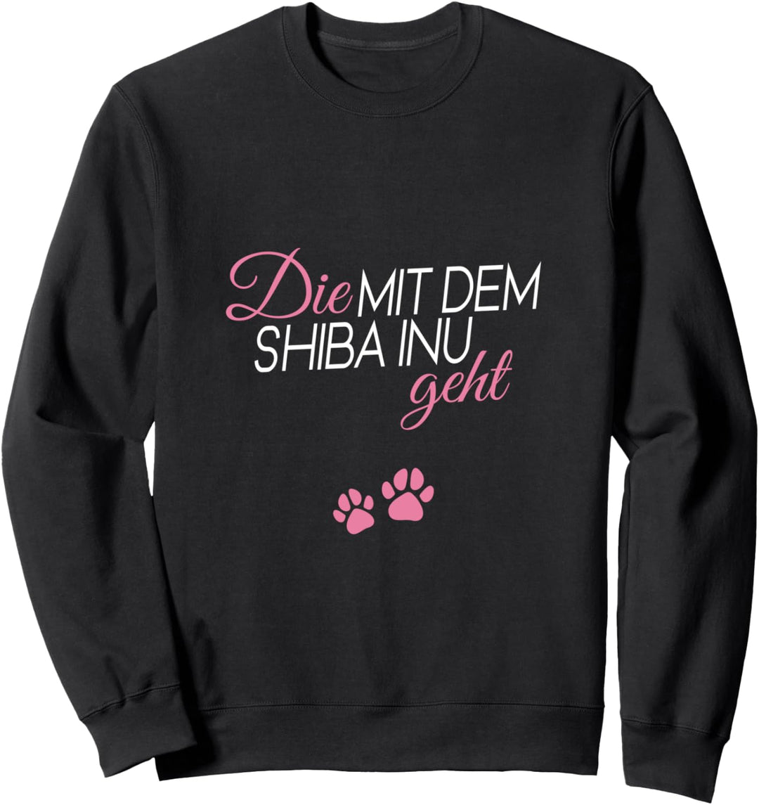 Die mit dem Shiba Inu geht Sweatshirt