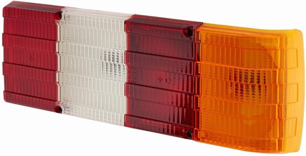 HELLA - Heckleuchte - Glühlampe - 12V - Einbau/geschraubt - Lichtscheibenfarbe: mehrfarbig - Stecker