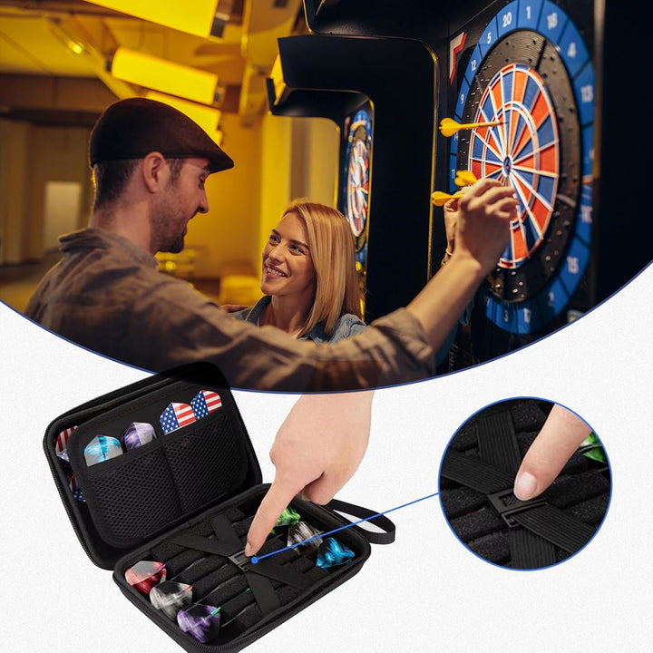 Darttasche mit Schutz Professioneller Dartkoffer für Dart Zubehör,Eva dartpfeile Tasche Dart Case fo