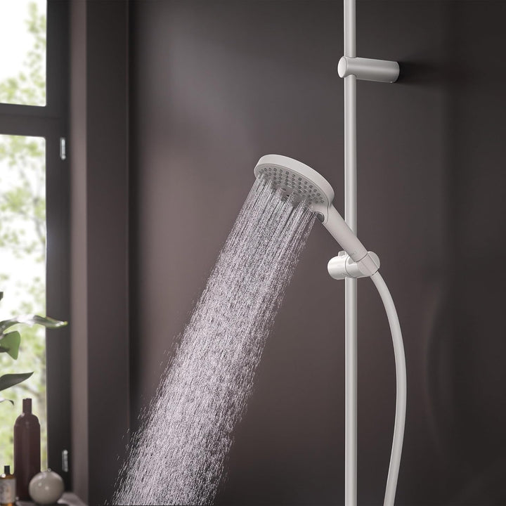 hansgrohe Raindance Select S - Duschkopf, Handbrause mit 3 Strahlarten (inkl. PowderRain), runde Dus