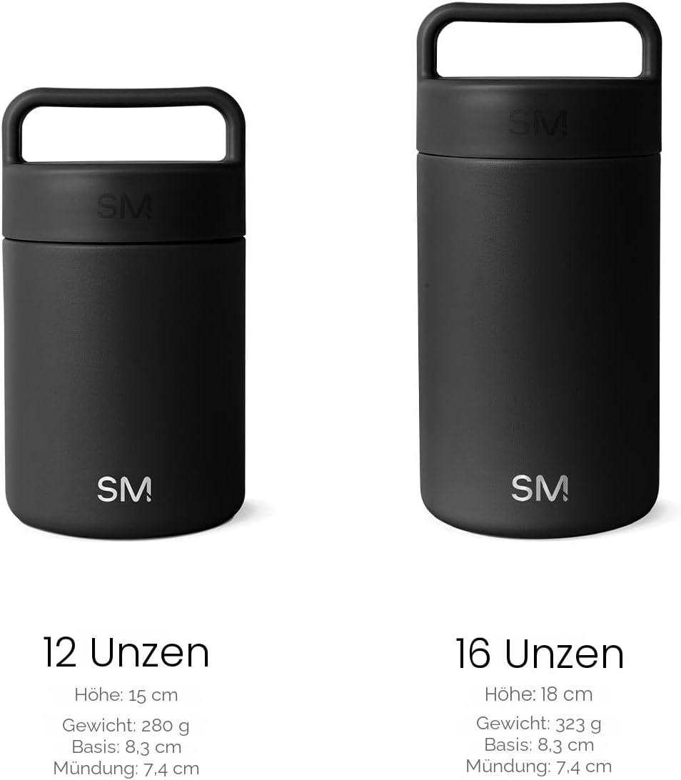 Simple Modern Thermobehälter für Essen | Warmhaltebehälter Edelstahl | Provision | 350ml | Deep Ocea