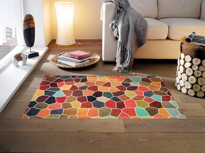 wash+dry Fussmatte, Splendour 70x120cm bunt, innen und aussen, waschbar, Splendour 70x120cm