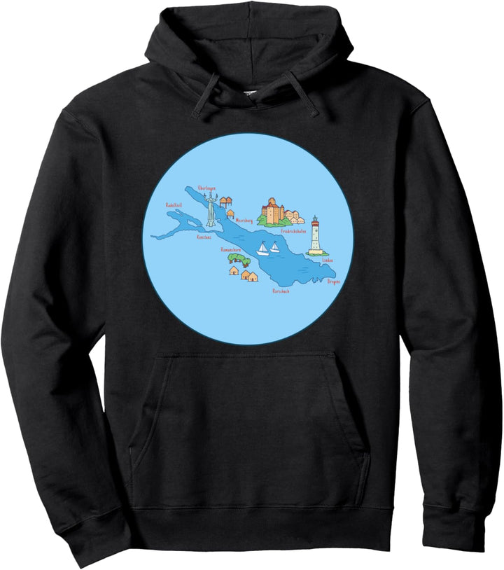 Constance Bodensee mit Kindern Lindau Bodensee Souvenir Pullover Hoodie