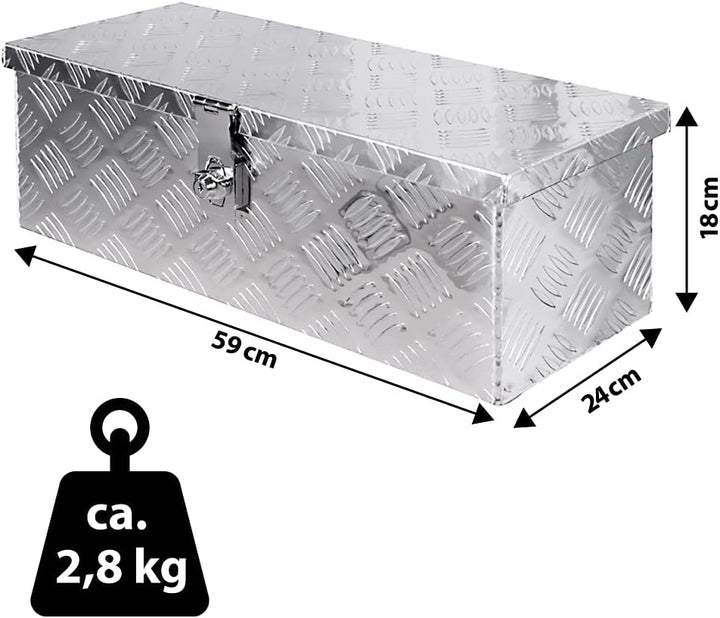 Trucky Truckbox Werkzeugbox Werkzeugkiste Anhängerbox Aluminium Alukiste Deichselbox D025