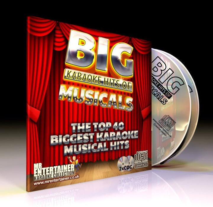 Mr Entertainer Big Karaoke Hits of Musicals CDG Pack. 40 Songs aus Musicals und Shows