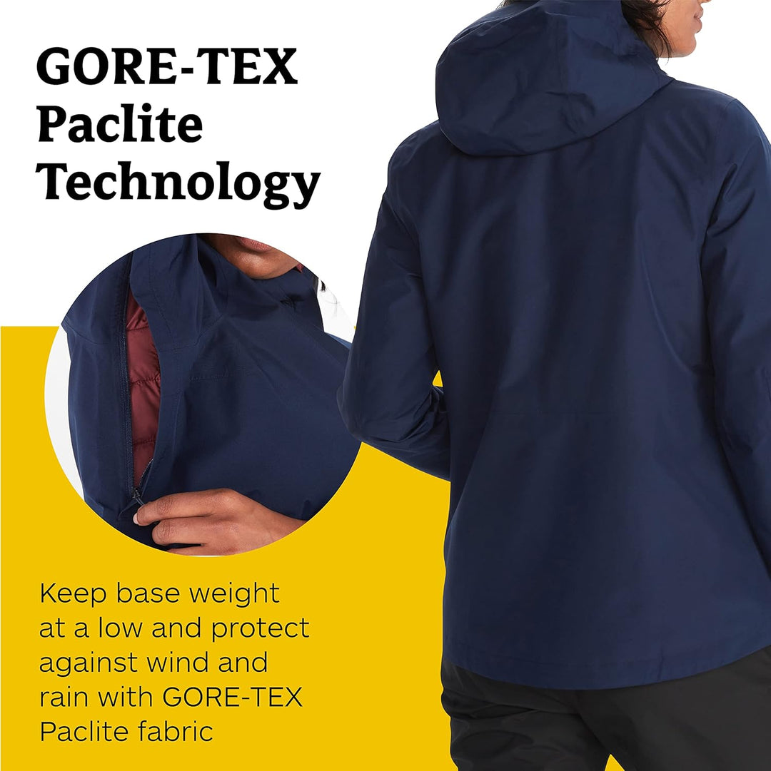 Marmot Damen Wm's Minimalist Gore Tex Jacket Wasserdichte GORE-TEX Regenjacke, atmungsaktiver Regenm