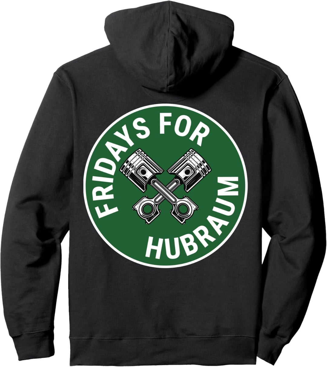 Fridays For Hubraum ZWEISEITIG BEDRUCKTER LOGO Pullover Hoodie