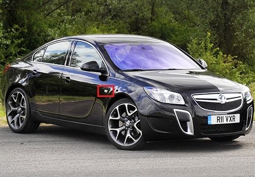 Seitenblinker für Adam Astra H GTC J Corsa D Abzeichen Meriva Zafira, Schwarz, Amber Light, 2 Stück