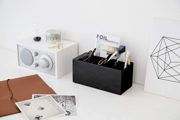 Pen stand - Tower - black Schwarz, Schwarz