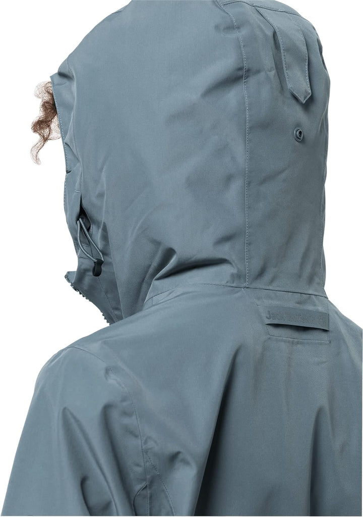 Jack Wolfskin Damen Cape York Paradise Coat W Mantel S teal grey, S teal grey