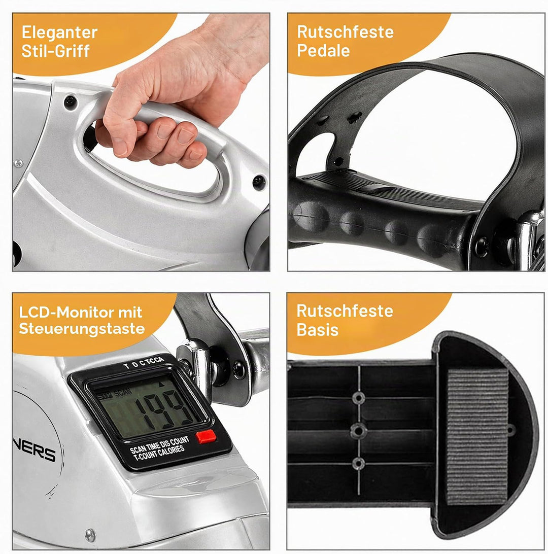 Statische Pedale, Mini-Heimtrainer, Heimtrainer, Heimtrainingsgerät, Seniorenpedale, Pedale für älte
