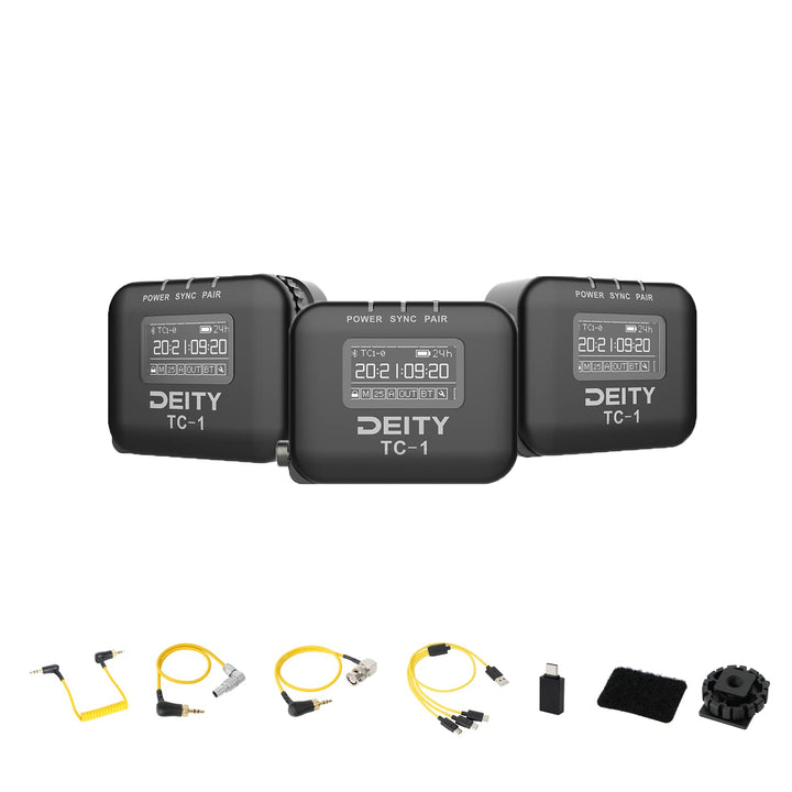 Deity TC-1 KIT Drahtloser Timecode-Generator 2.4G Radio Bluetooth 5.0-Unterstützung APP-Steuerung Ti