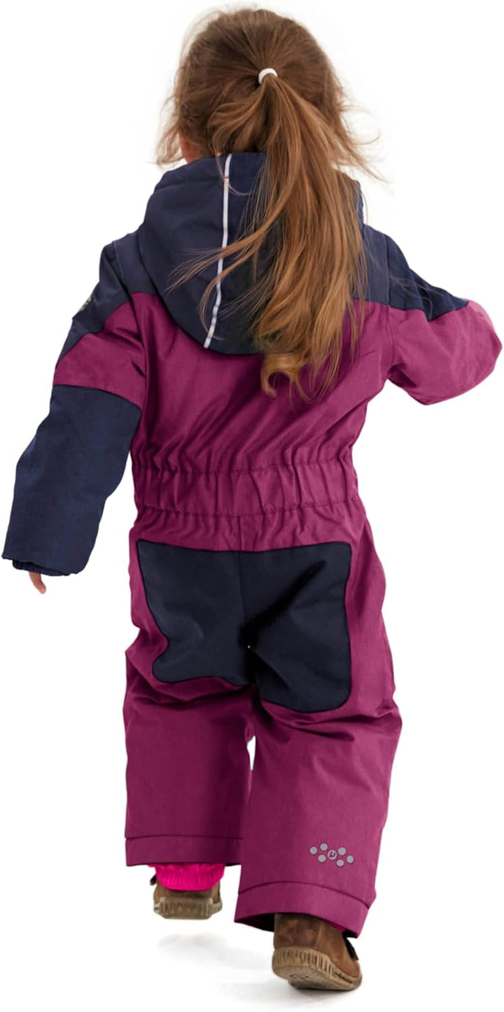 Killtec Unisex Kinder Kesley Mini Skioverall/Schneeanzug Mit Kapuze 86-92 pflaume, 86-92 pflaume