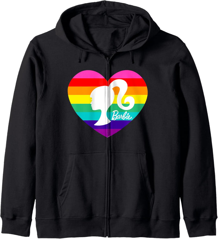Barbie, Regenbogen, Herz Kapuzenjacke
