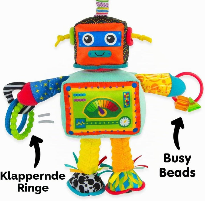 Lamaze LC27089 Baby Spielzeug Rusty, der Roboter Clip &amp; Go, das hochwertige Kleinkindspielzeug. Der