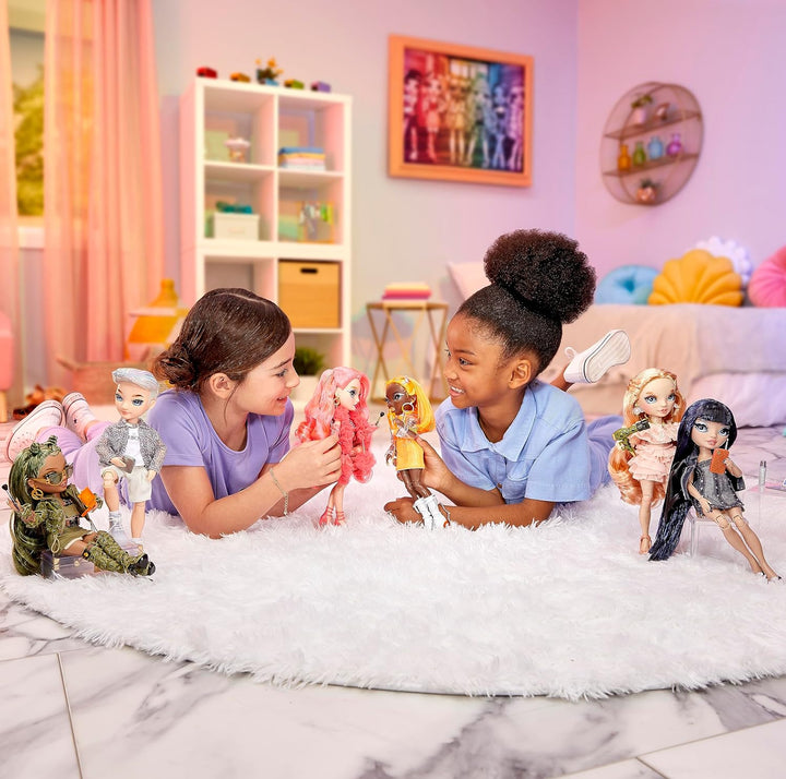 Rainbow High Modepuppe – Aidan Russel - Lila Junge Puppe – Modisches Outfit & 10+ Bunte Spiel-Access