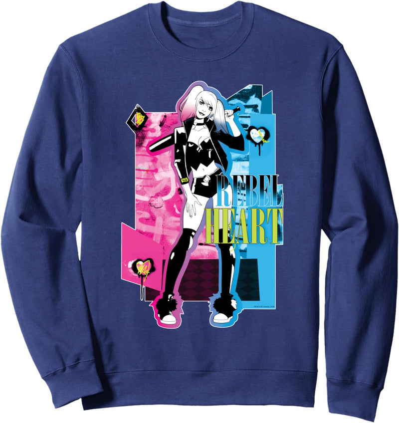 Batman Harley Quinn Rebel Heart Sweatshirt