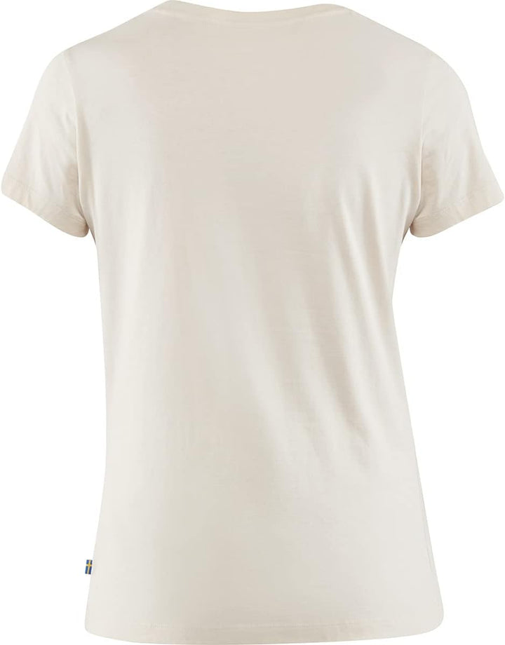Fjällräven Damen Arctic Fox Print T-Shirt W Unterhemd (1er Pack), S Kreideweiß