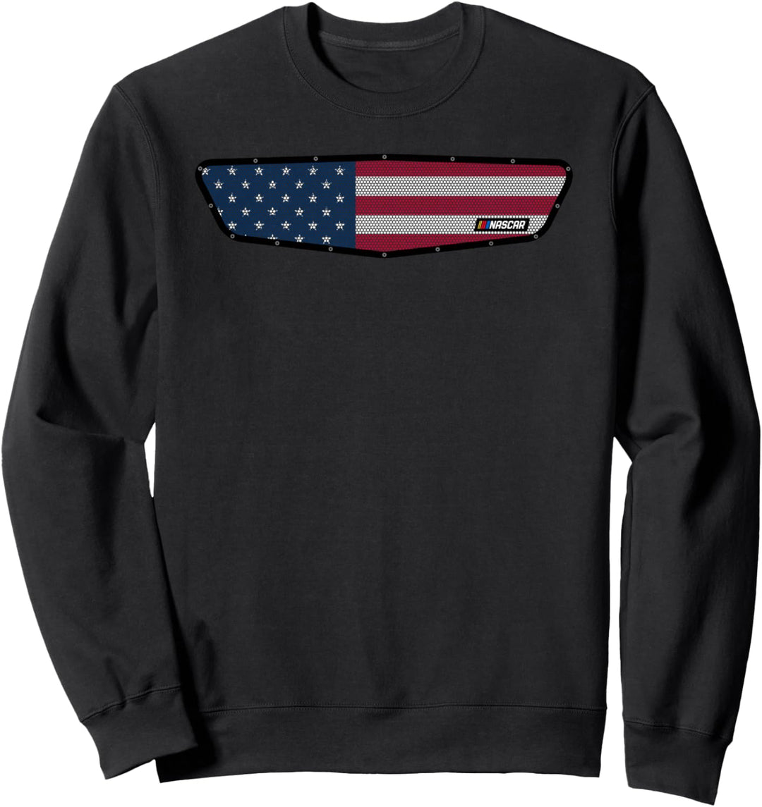 Nascar American Flag Grille Sweatshirt