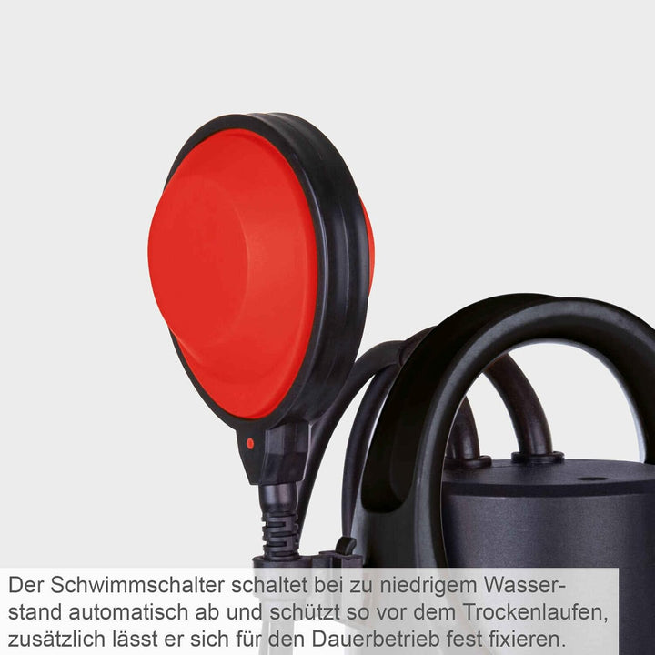 Scheppach Kombitauchpumpe SWP750 | 750W Leistung | 20000 l/h Fördermenge | 8,5m Förderhöhe | 1¼“-Ans